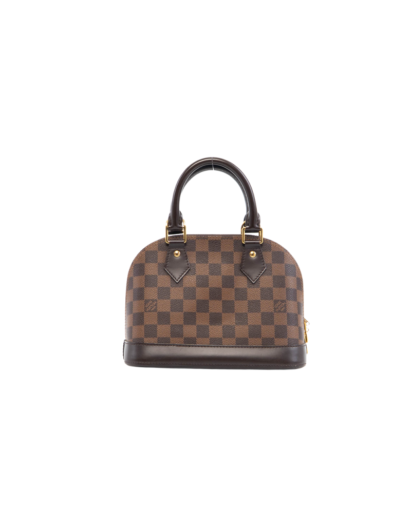 LV ALMA BB BROWN DAMIER CANVAS GHW AA5106 5331