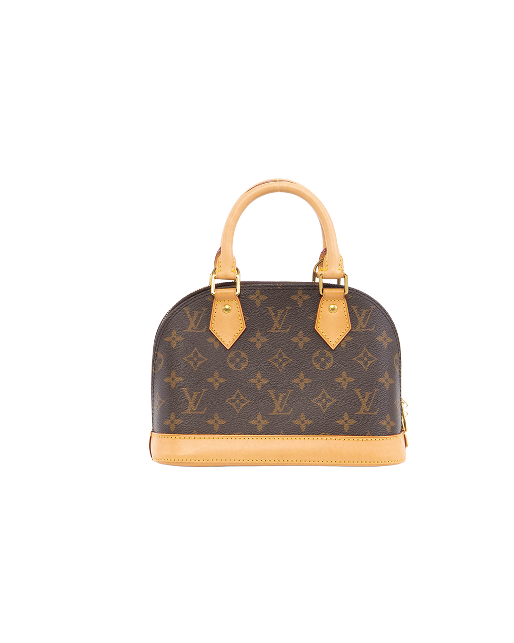 LV ALMA BB BROWN MONOGRAM CANVAS GHW MICROCHIP 5346