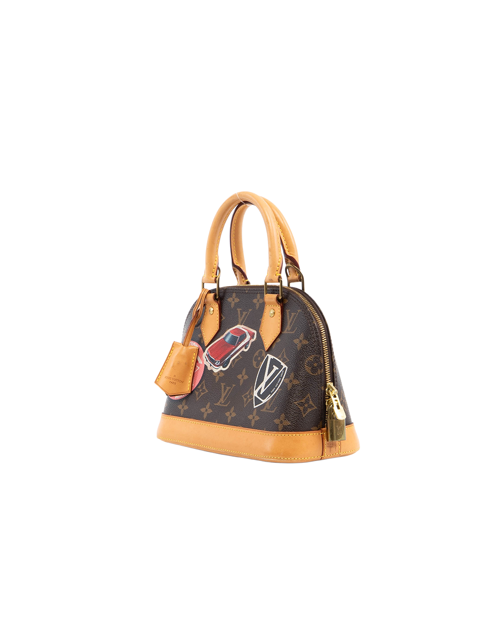 LV ALMA BB BROWN WORLD TOUR MONOGRAM CANVAS GHW AA2186 5373