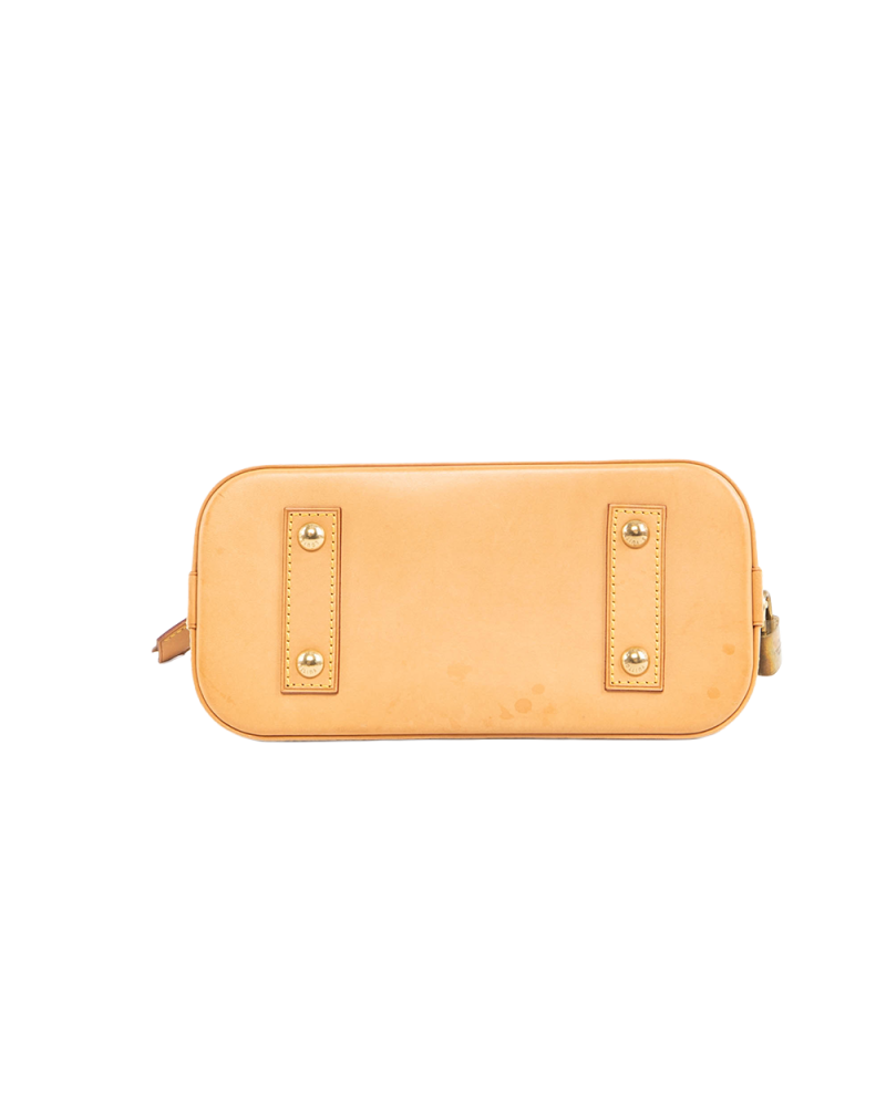 LV ALMA BB BROWN WORLD TOUR MONOGRAM CANVAS GHW AA2186 5381