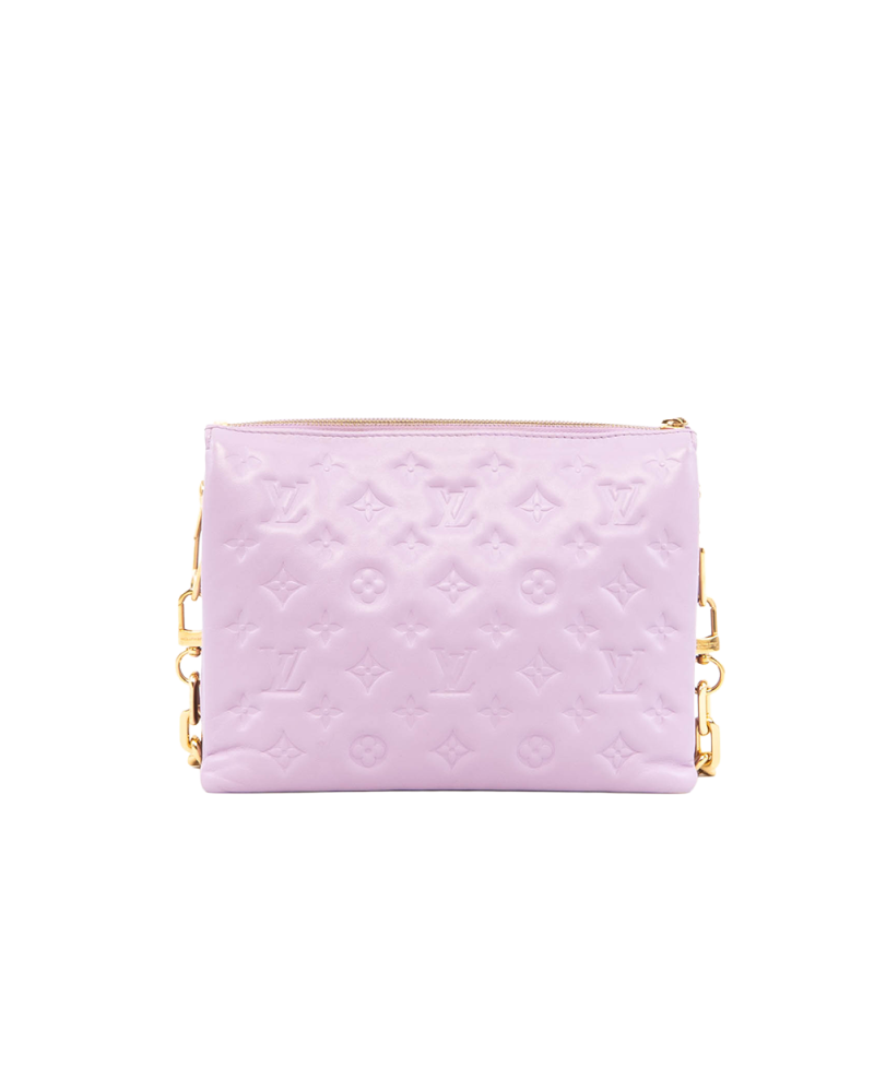 LV COUSSIN PM PURPLE GIANT MONOGRAM CALF GHW MICROCHIP 0070