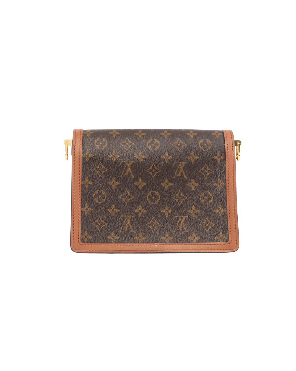 LV DAUPHINE MM BROWN MONOGRAM CANVAS GHW MICROCHIP 5512