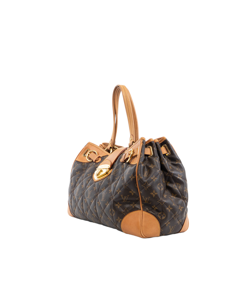 LV ETOLIE SHOPPER MM BROWN MONOGRAM CANVAS GHW TH4028 5300