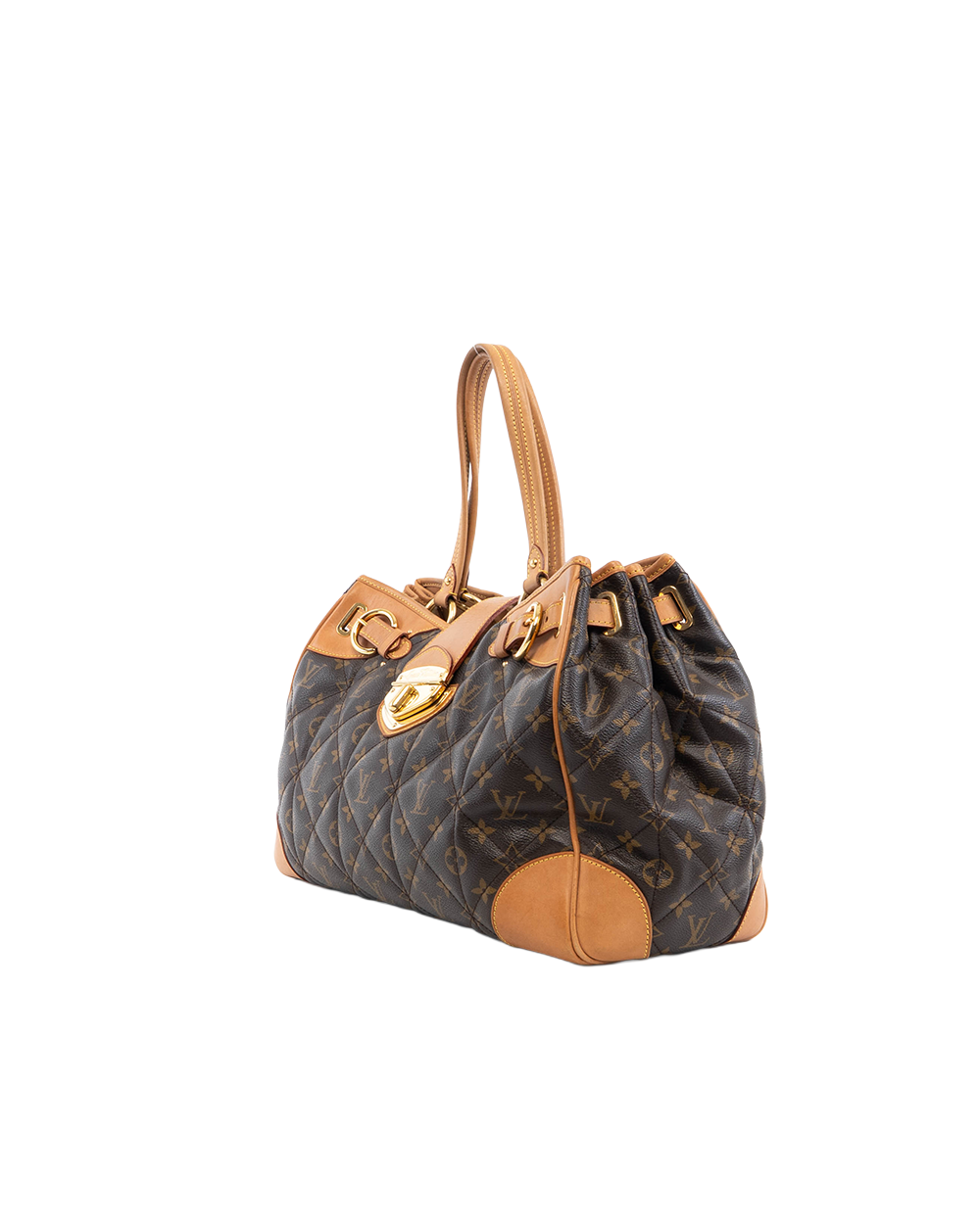 LV ETOLIE SHOPPER MM BROWN MONOGRAM CANVAS GHW TH4028 5300
