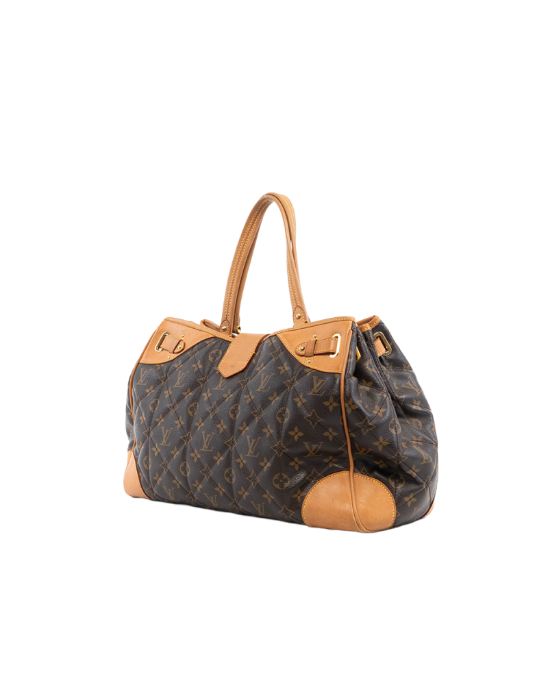 LV ETOLIE SHOPPER MM BROWN MONOGRAM CANVAS GHW TH4028 5301