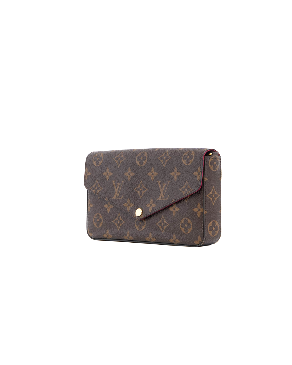 LV FELICIE BROWN RED MONOGRAM CANVAS GHW CA1114 5546
