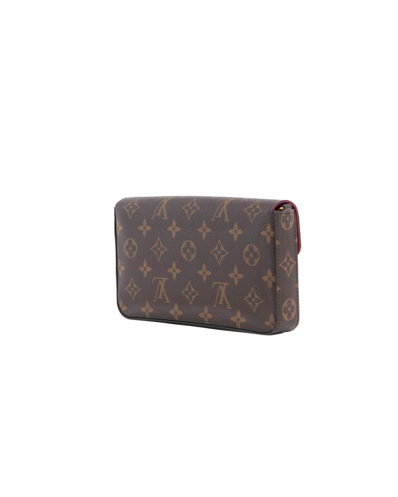 LV FELICIE BROWN RED MONOGRAM CANVAS GHW CA1114 5547