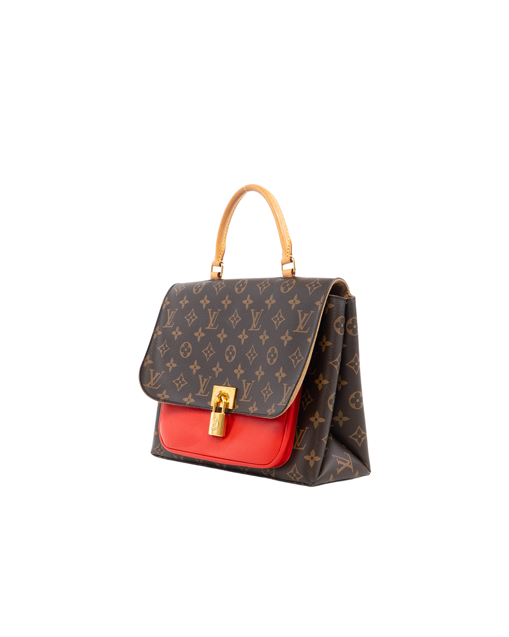 LV MARIGNAN BROWN RED MONOGRAM CANVAS GHW 5355
