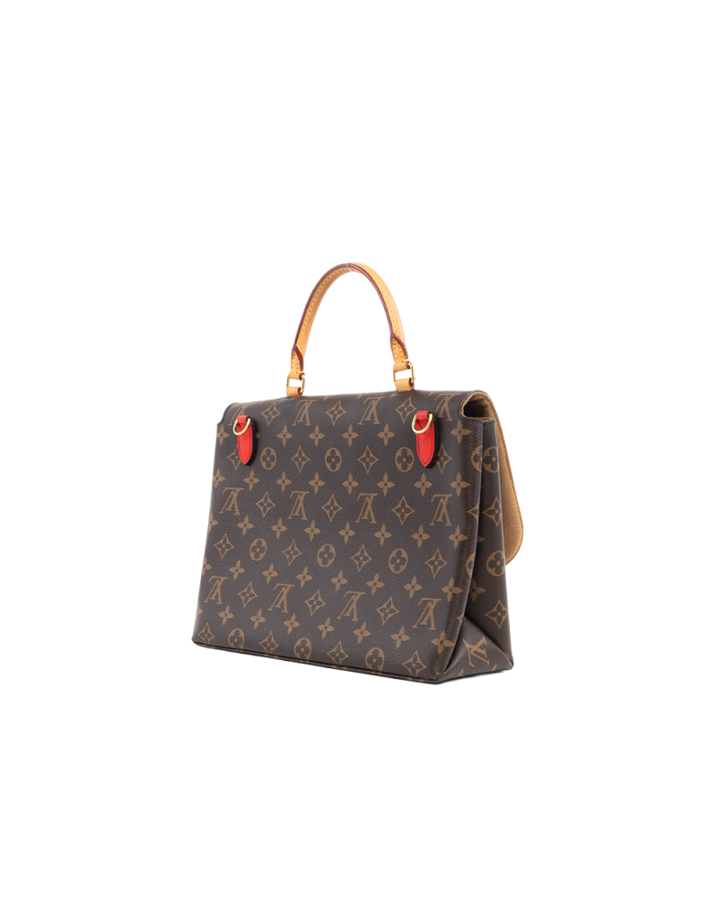 LV MARIGNAN BROWN RED MONOGRAM CANVAS GHW 5356