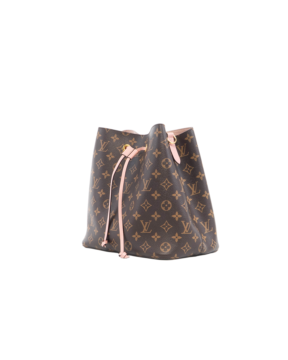 LV NEONOE MM BROWN PINK MONOGRAM CANVAS GHW MI3128 5544
