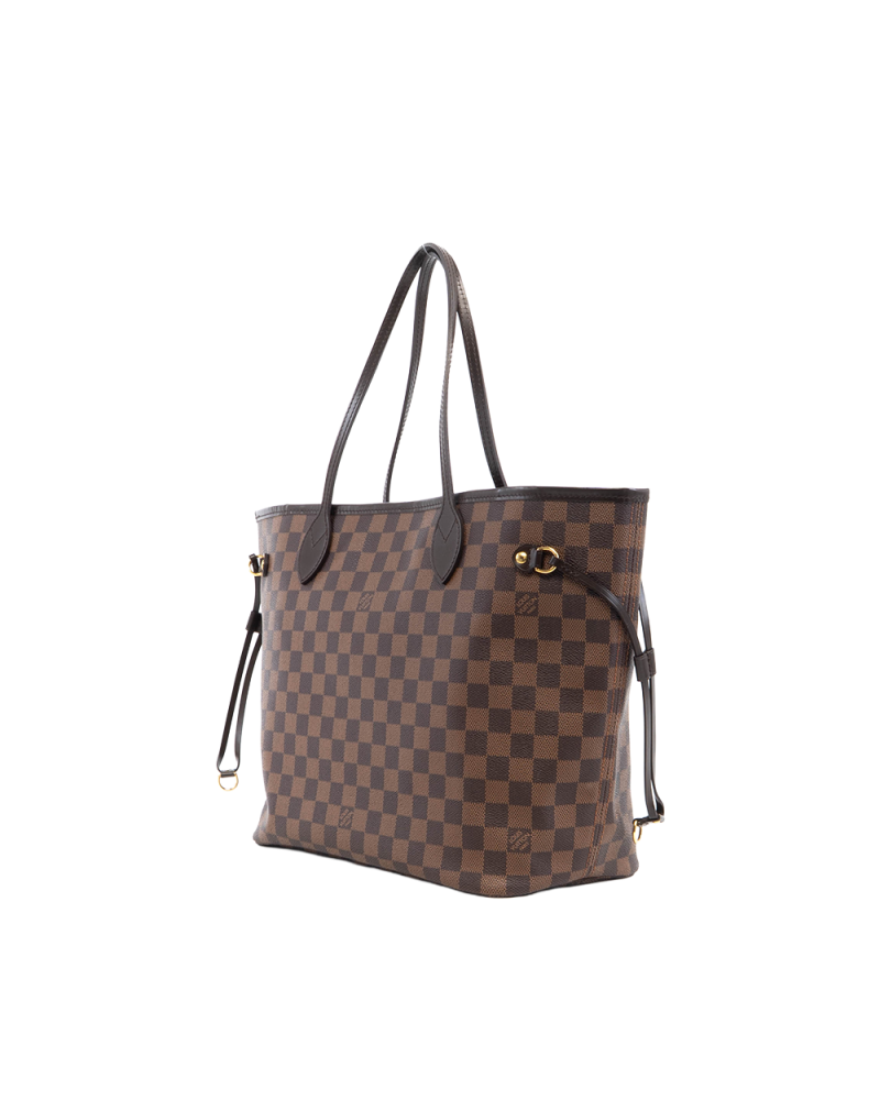 LV NEVERFULL MM BROWN DAMIER CANVAS GHW CA0193 5358