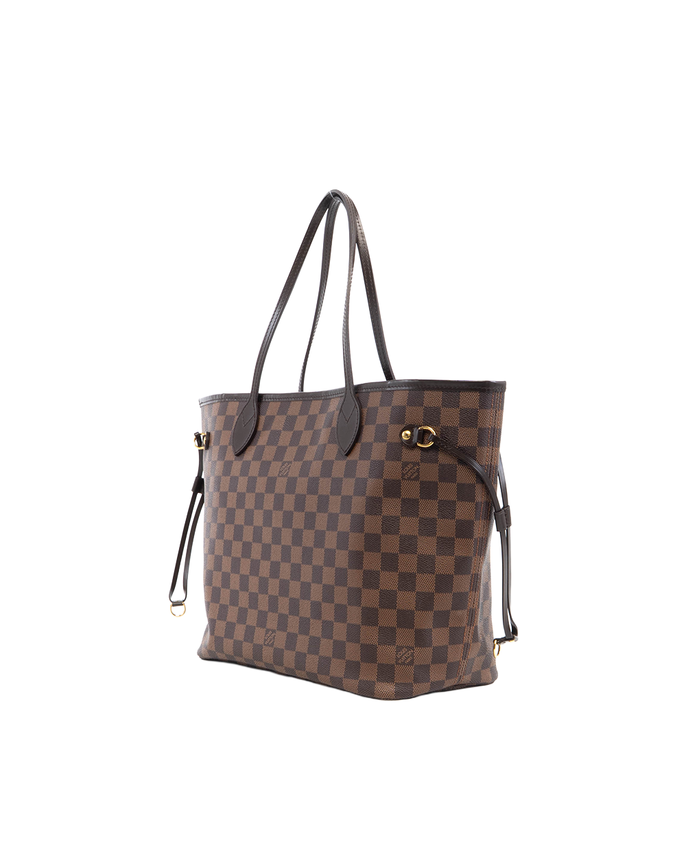 LV NEVERFULL MM BROWN DAMIER CANVAS GHW CA0193 5358