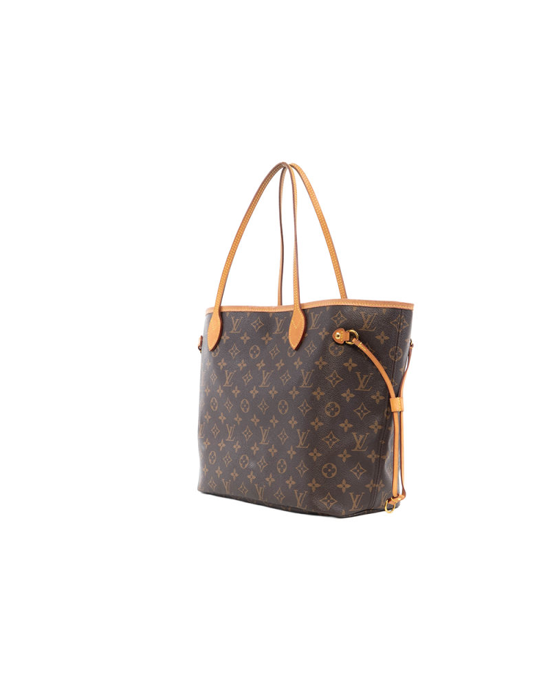 LV NEVERFULL MM BROWN PINK MONOGRAM CANVAS GHW LM4139 5460