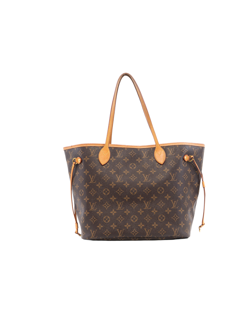 LV NEVERFULL MM BROWN PINK MONOGRAM CANVAS GHW LM4139 5466