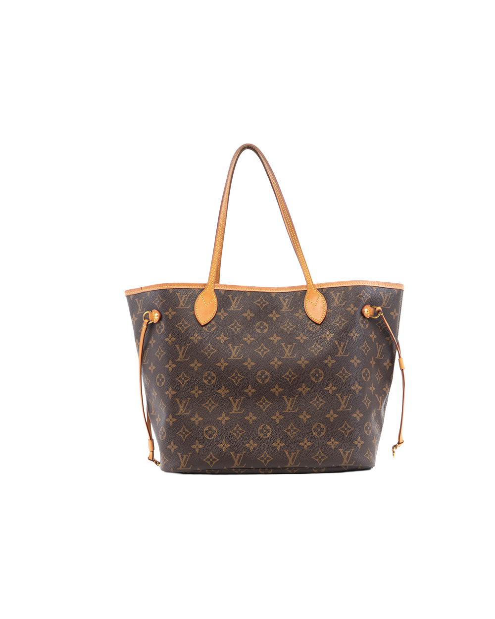 LV NEVERFULL MM BROWN PINK MONOGRAM CANVAS GHW LM4139 5466