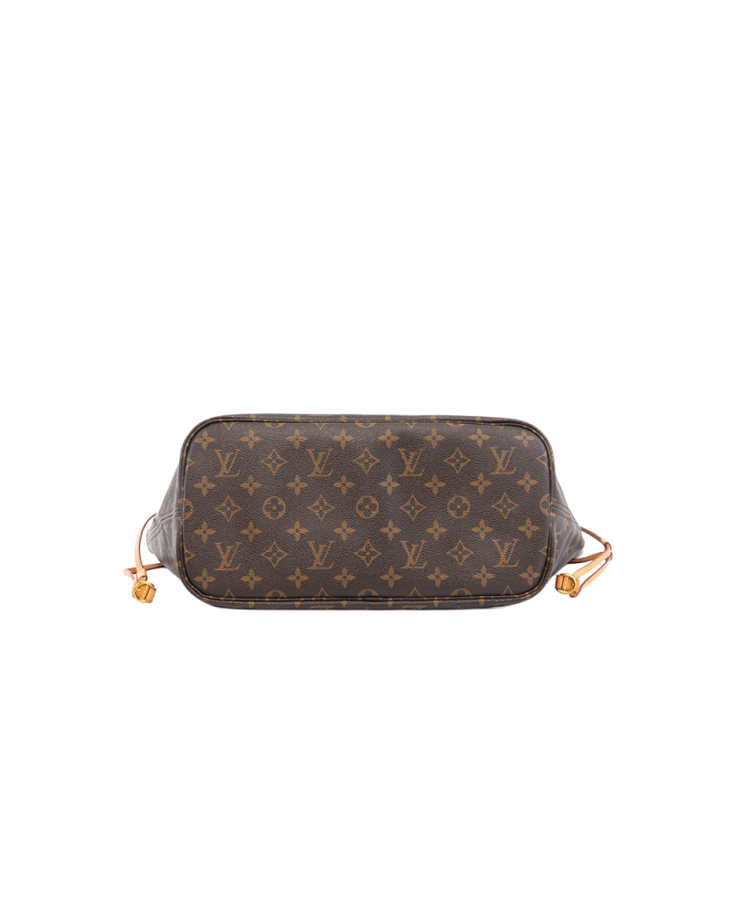 LV NEVERFULL MM BROWN PINK MONOGRAM CANVAS GHW LM4139 5468