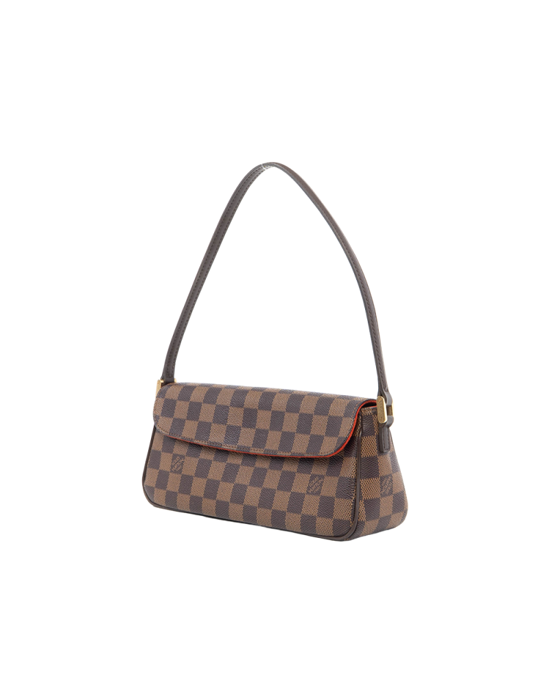 LV RECOLETA HANDBAG BROWN DAMIER CANVAS GHW FL1012 0122