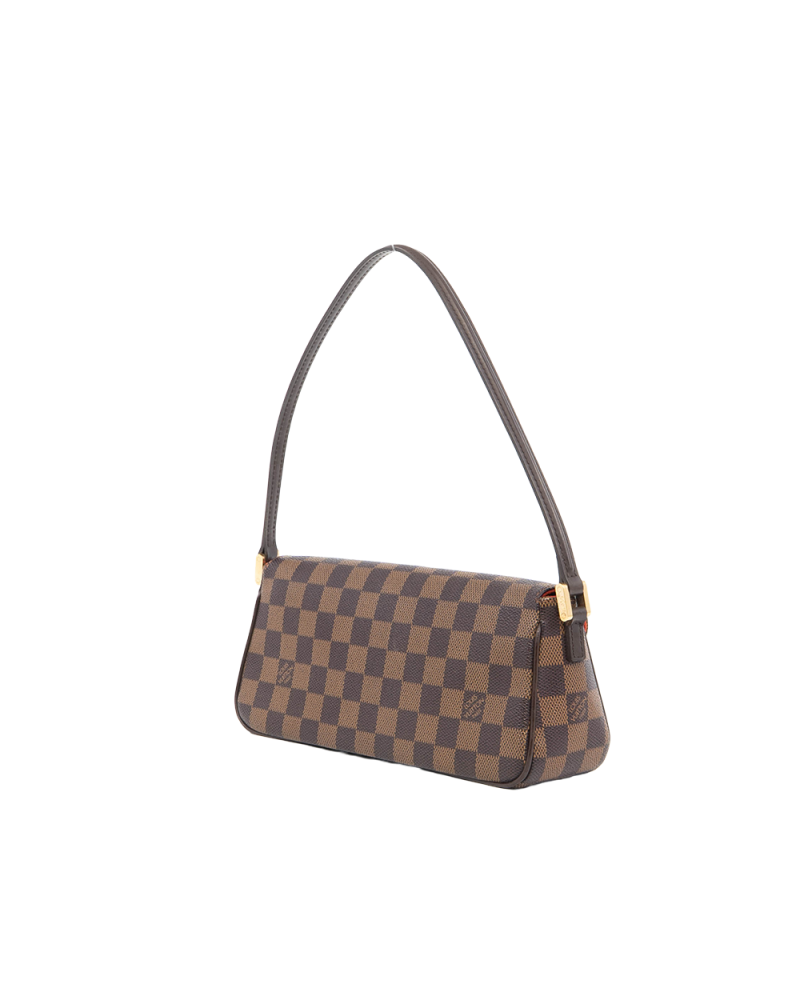 LV RECOLETA HANDBAG BROWN DAMIER CANVAS GHW FL1012 0123