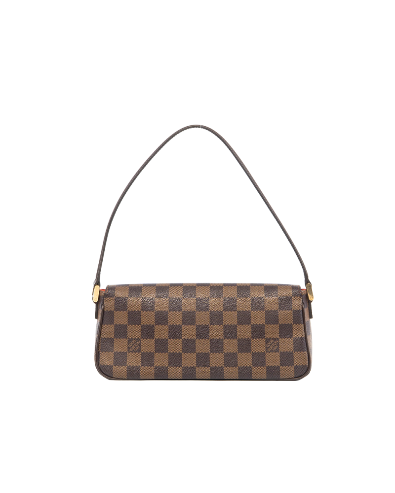 LV RECOLETA HANDBAG BROWN DAMIER CANVAS GHW FL1012 0124