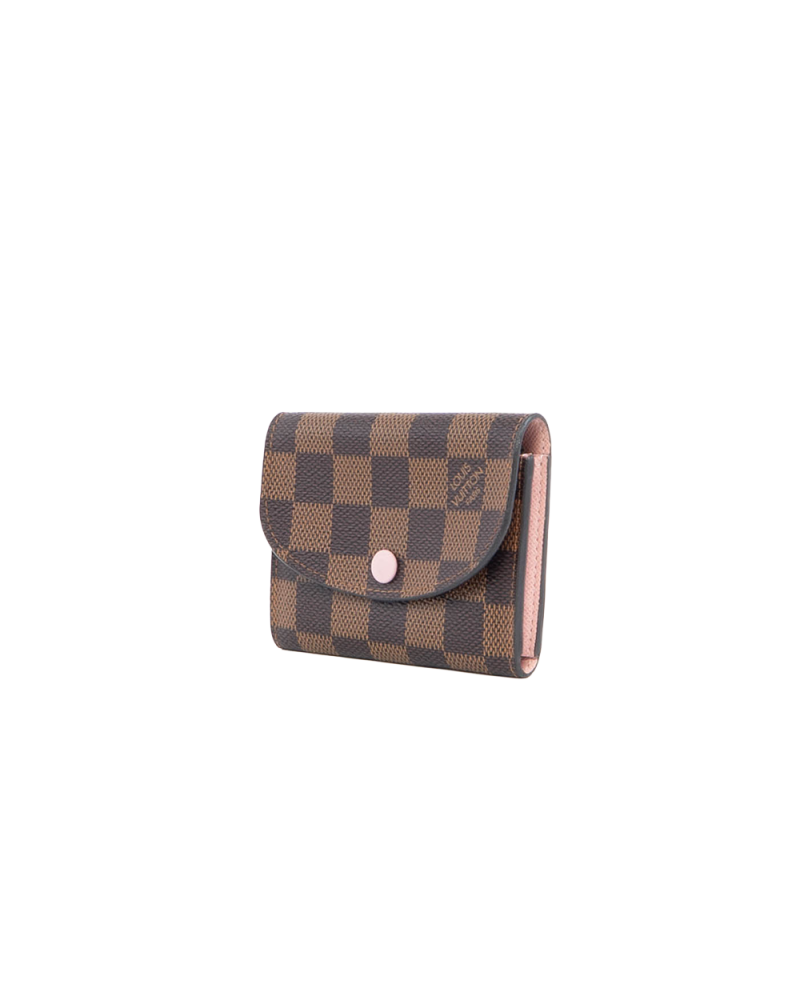 LV ROSALIE COIN SHORT BROWN DAMIER CANVAS GHW UB2129 5604