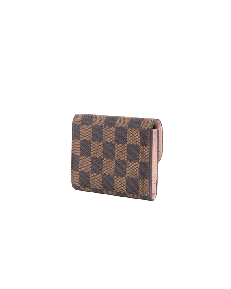 LV ROSALIE COIN SHORT BROWN DAMIER CANVAS GHW UB2129 5605