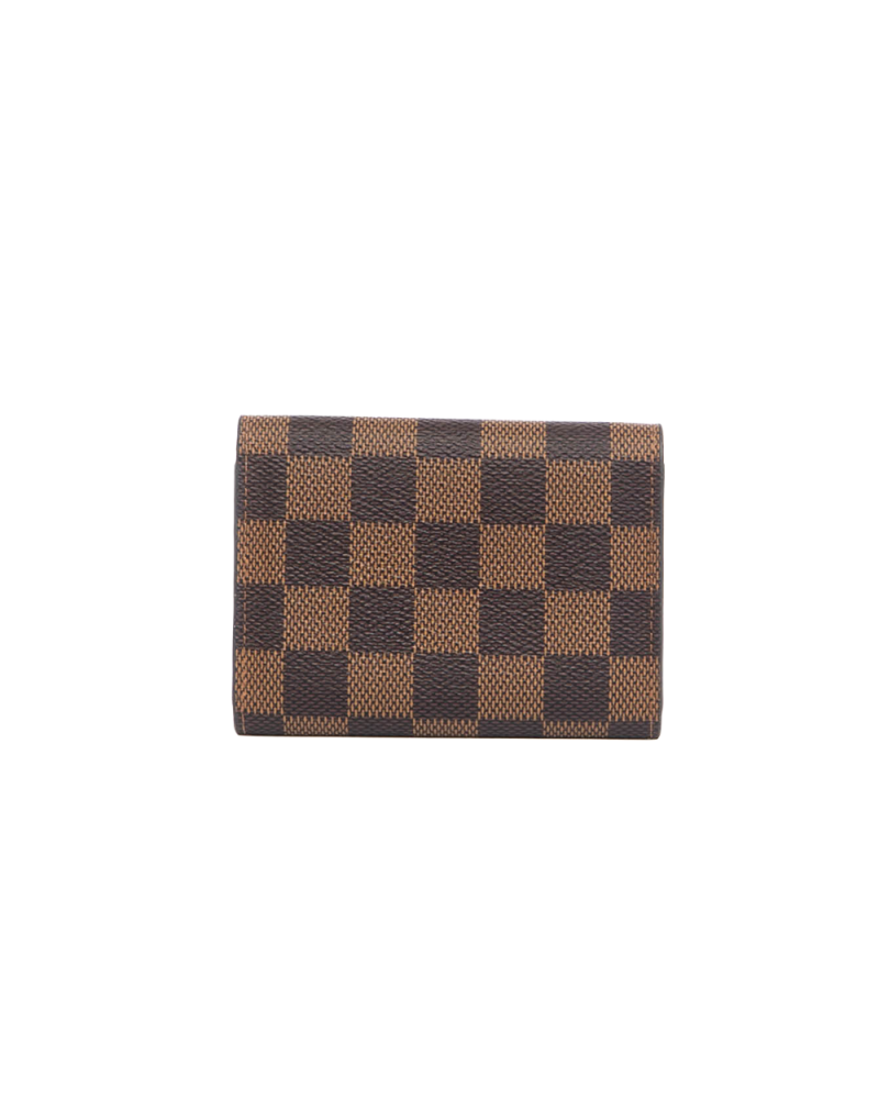 LV ROSALIE COIN SHORT BROWN DAMIER CANVAS GHW UB2129 5606