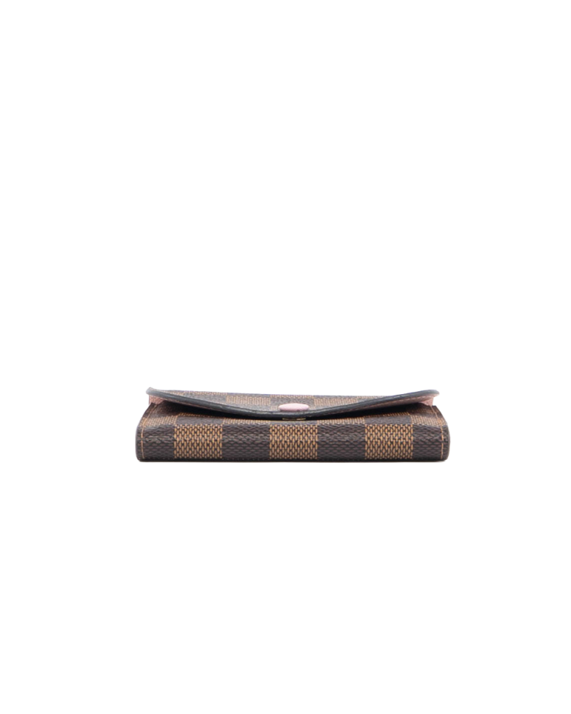 LV ROSALIE COIN SHORT BROWN DAMIER CANVAS GHW UB2129 5607