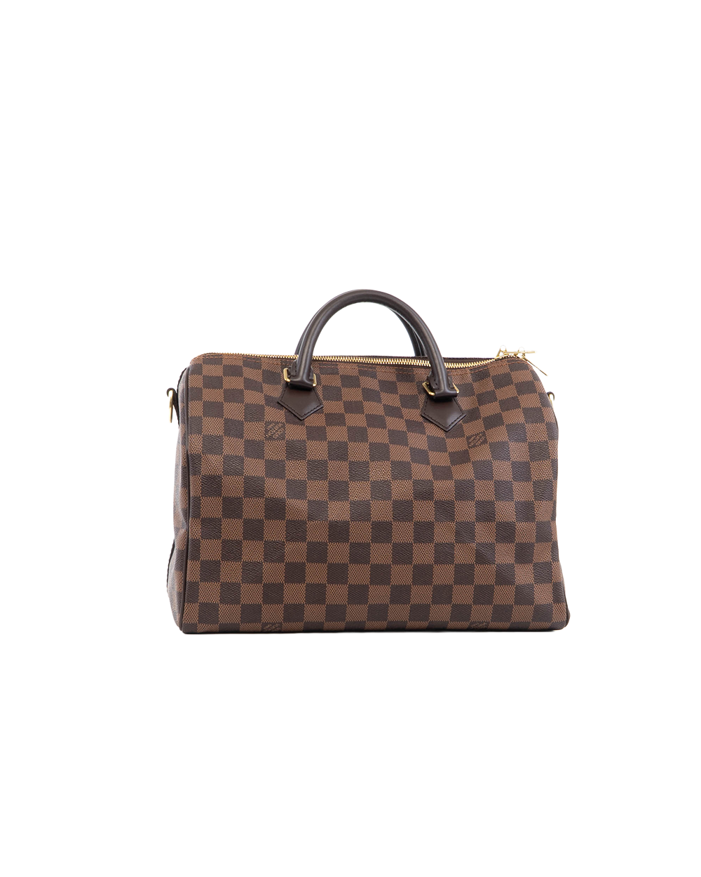LV SPEEDY BAND 30 BROWN DAMIER CANVAS GHW AA0165 5392