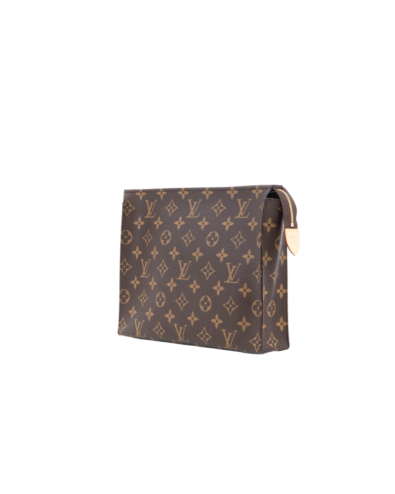 LV TOILETRY POUCH 26 BROWN MONOGRAM CANVAS GHW UB3220 0027