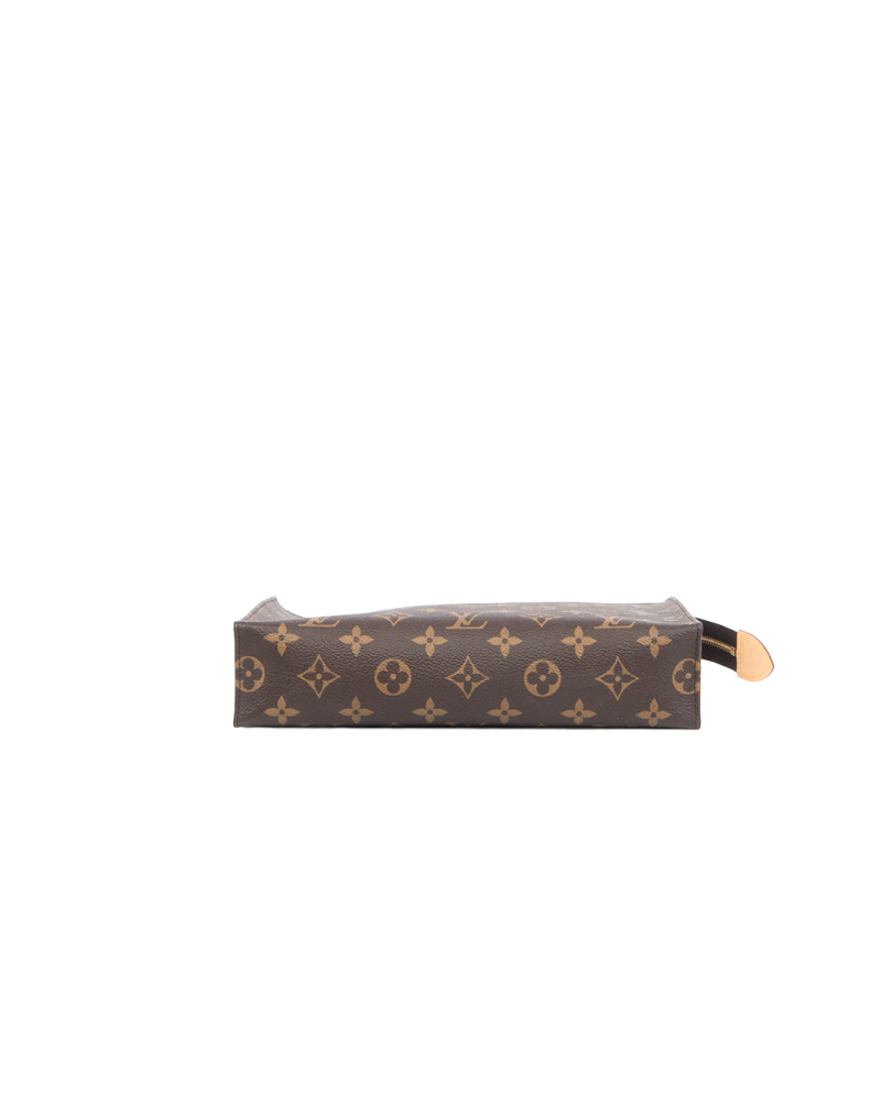 LV TOILETRY POUCH 26 BROWN MONOGRAM CANVAS GHW UB3220 0031