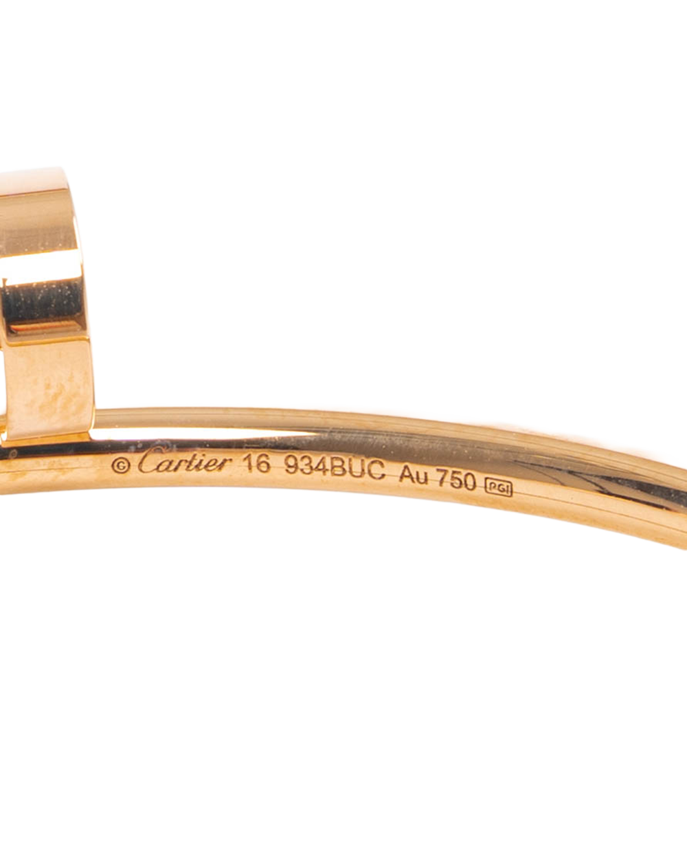 NEW CARTIER JUSTE AN CLOU 16 RGHW 934BUC 5649