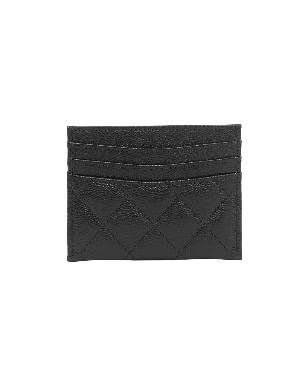 NEW CHANEL CARD SLOT LONG BLACK CAVIAR GHW CHE4C7C7 5326