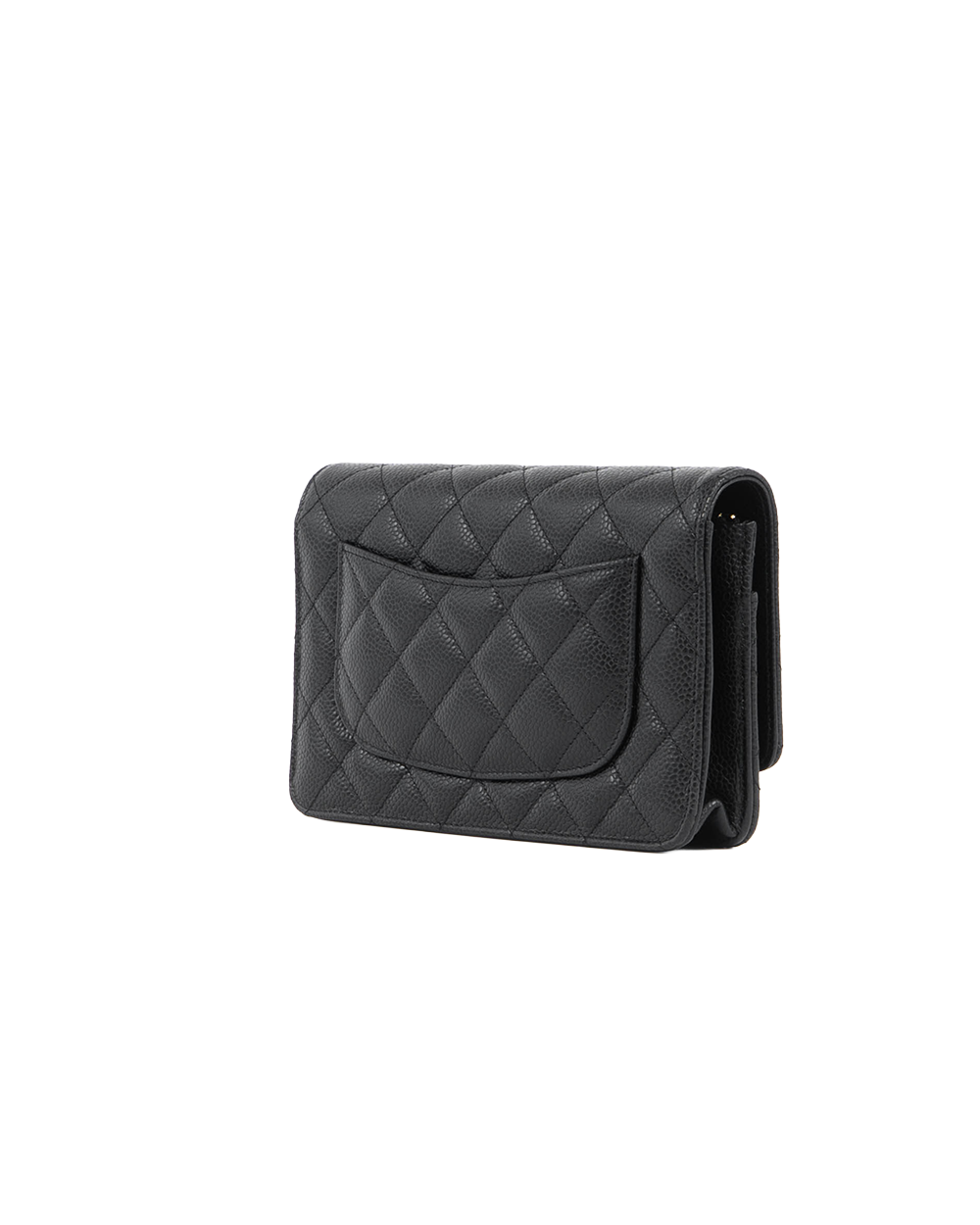 NEW CHANEL WOC TURNLOCK BLACK CAVIAR GHW UC2UL57C 5531