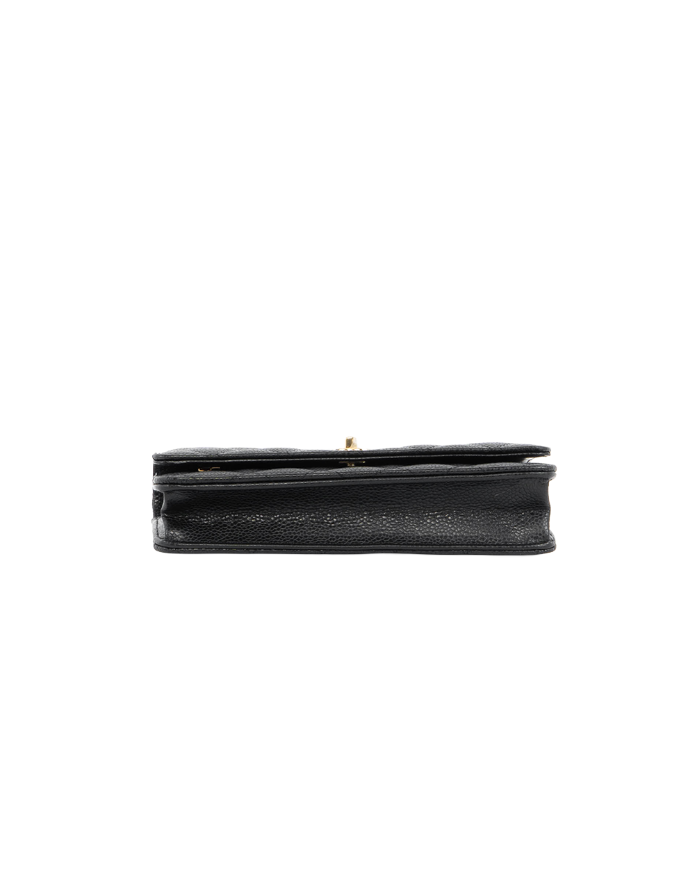 NEW CHANEL WOC TURNLOCK BLACK CAVIAR GHW UC2UL57C 5533