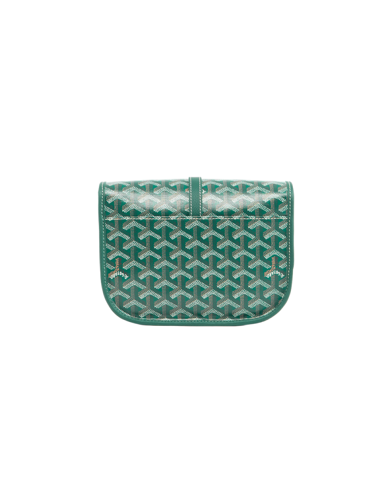 NEW GOYARD BELVEDERE PM GREEN CANVAS SHW MAE120241 5383