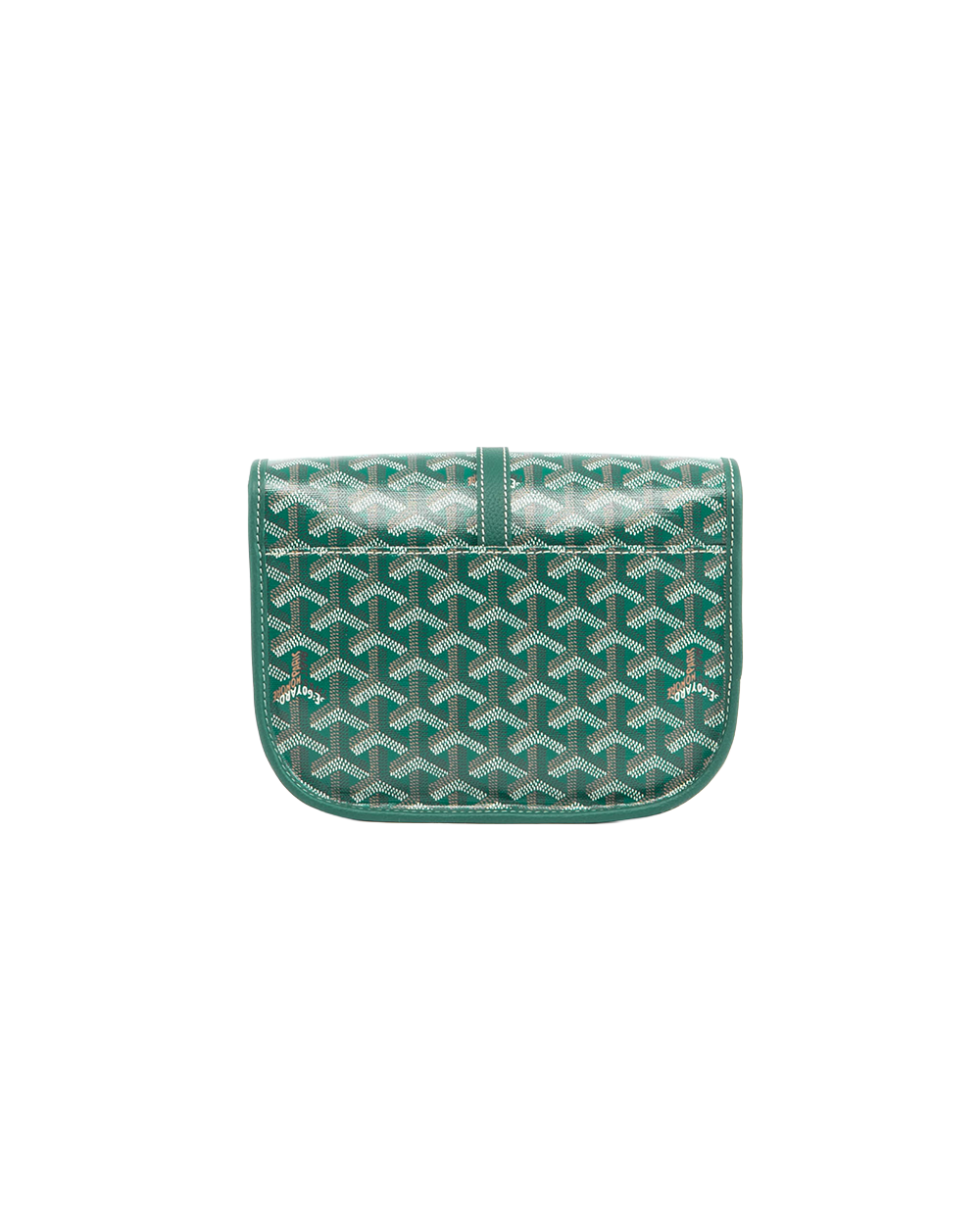 NEW GOYARD BELVEDERE PM GREEN CANVAS SHW MAE120241 5383