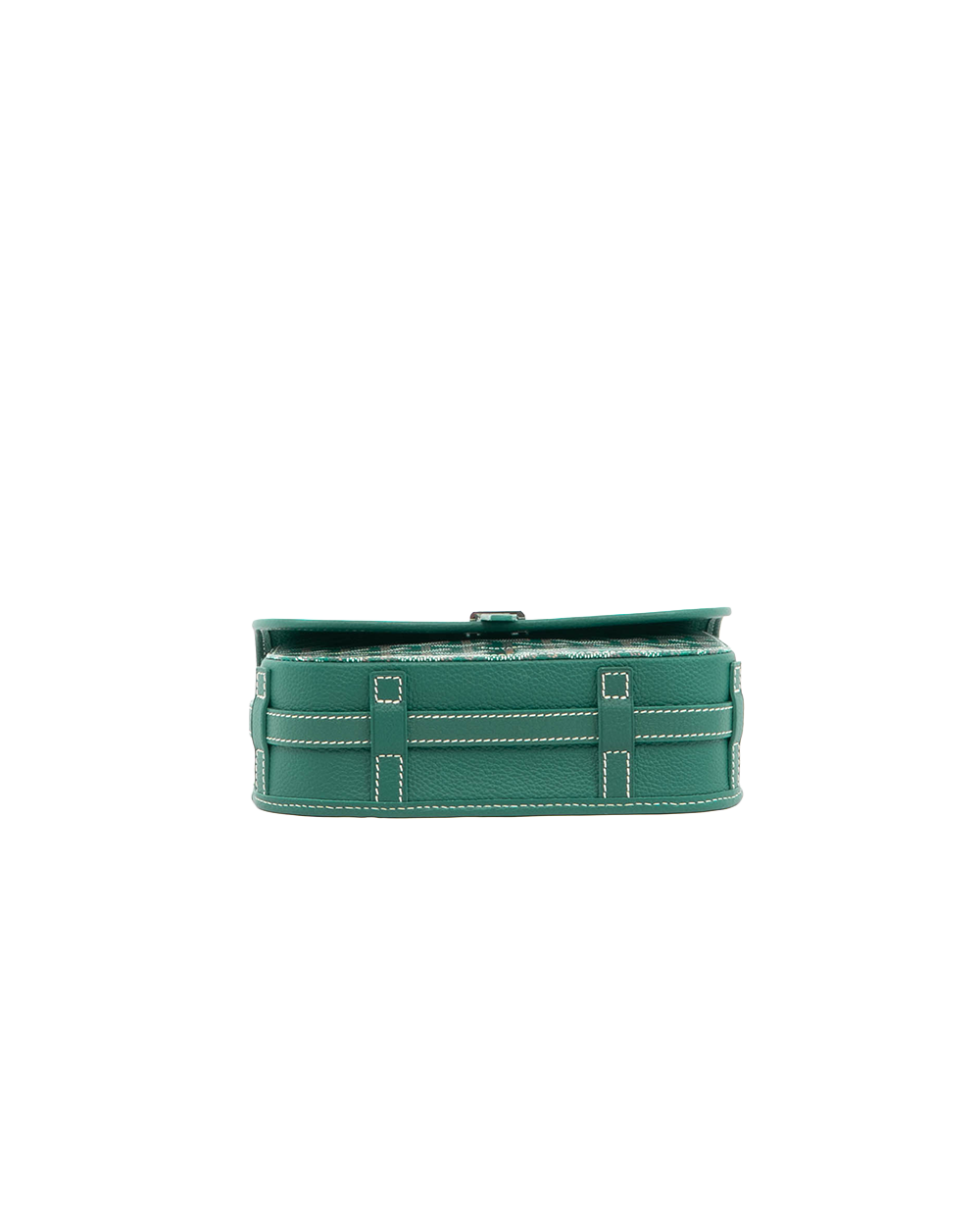 NEW GOYARD BELVEDERE PM GREEN CANVAS SHW MAE120241 5384