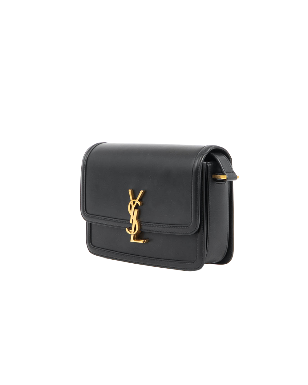 YSL SOLFERINO MEDIUM BLACK CALF GHW FLR 684305 2022 0052