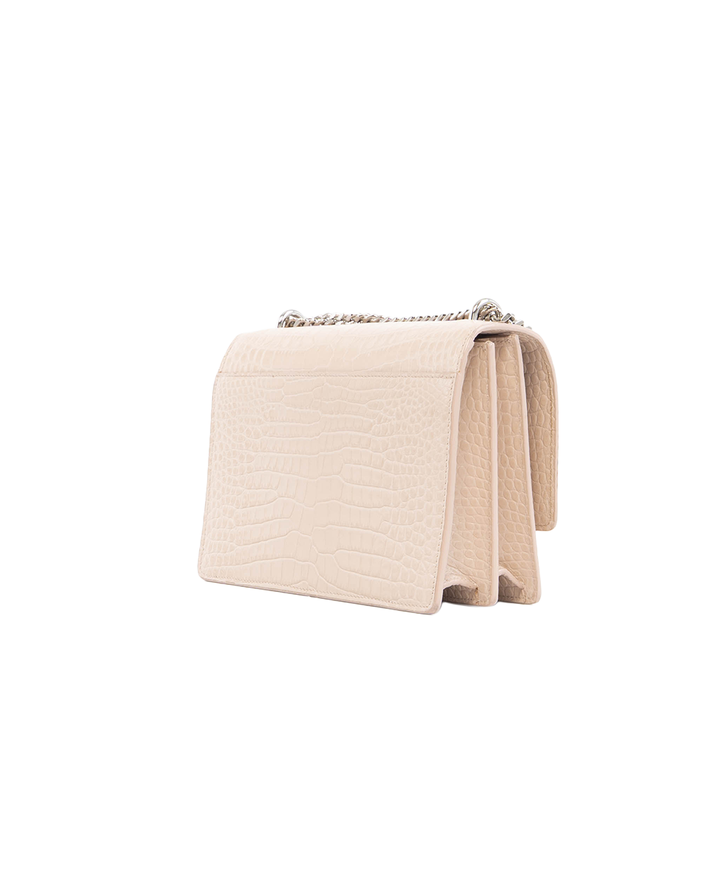 YSL SUN SET MEDIUM BEIGE CROC SHW GUE442906 0718 5474