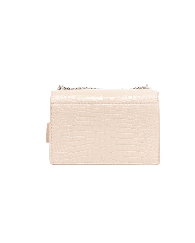 YSL SUN SET MEDIUM BEIGE CROC SHW GUE442906 0718 5475
