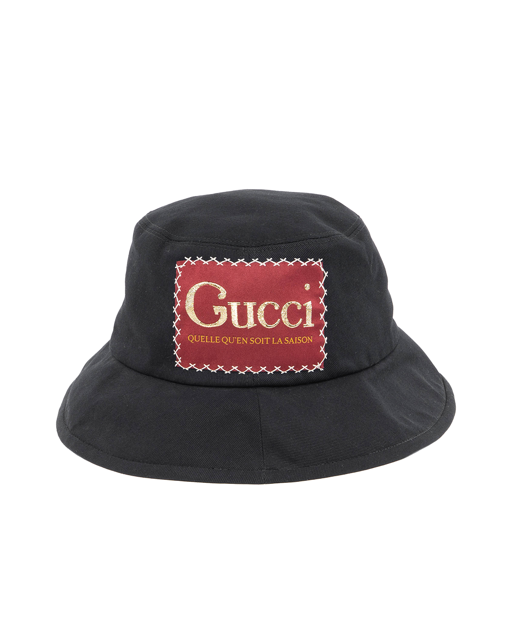 BA221000123 NEW GUCCI BUCKET HAT M BLACK RED