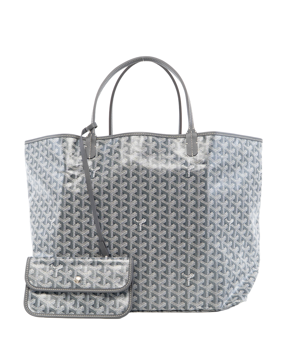 BA251821 NEW GOYARD ST.LOUIS GM GRAY CANVAS SHW CHN02024139