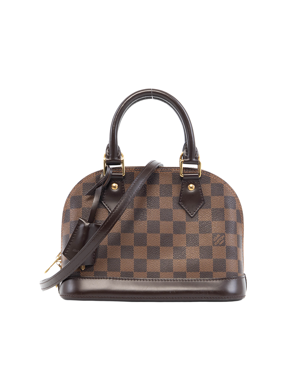 BA251944 LV ALMA BB BROWN DAMIER CANVAS GHW AA2166