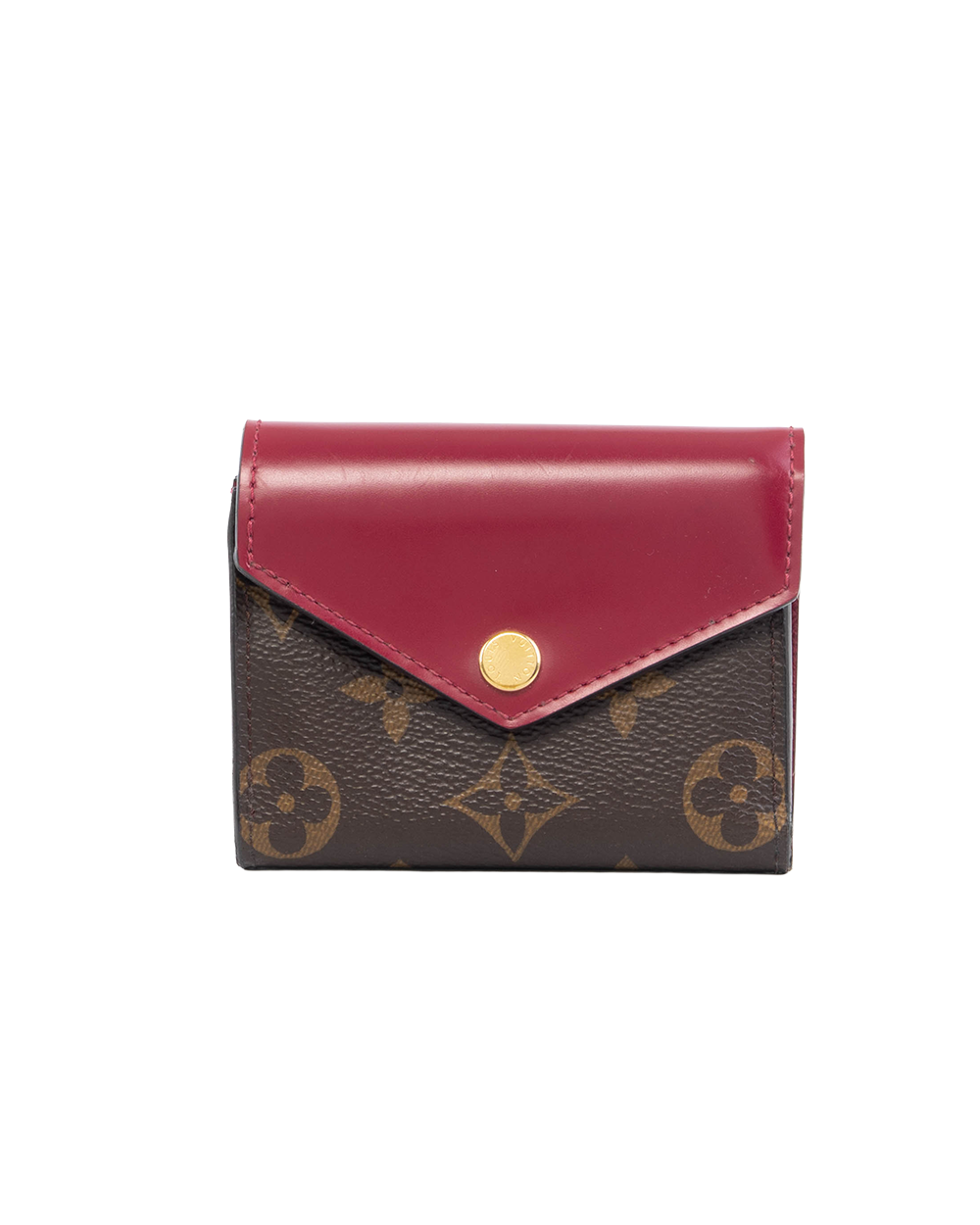 BA251945 LV ZOE SHORT BROWN BURGANDY MONOGRAM CANVAS GHW MI0211