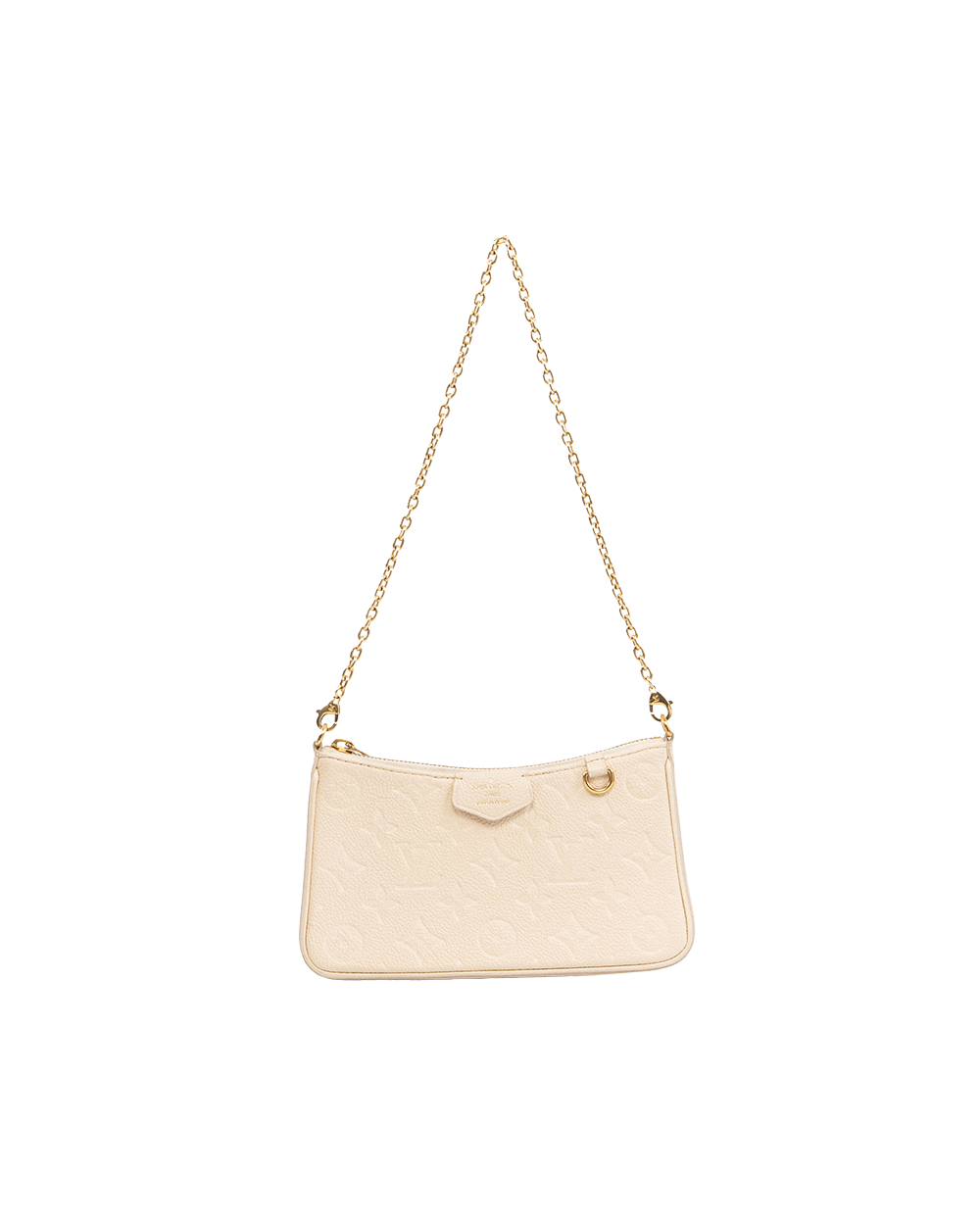 BA251989 LV EASY POUCH ON STRAP WHITE GIANT MONOGRAM CALF GHW MICROCHIP