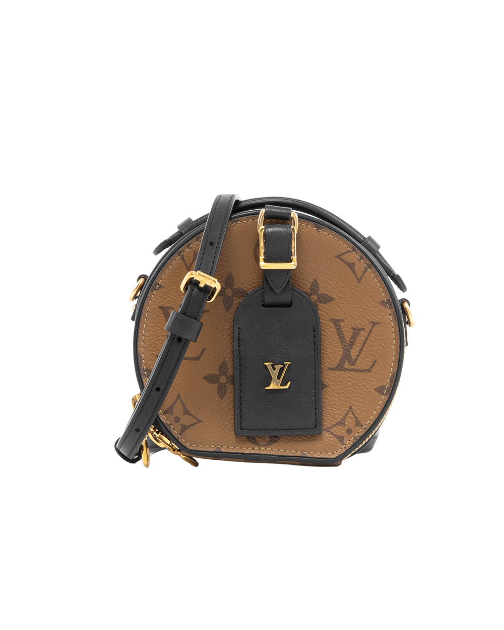 BA251991 LV BOETIE MINI BROWN MONOGRAM REVERSE GHW MICROCHIP