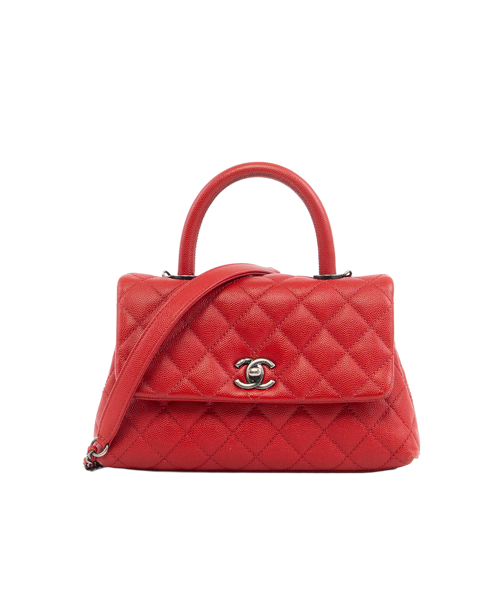 BA251993 CHANEL COCO 9.5 RED CAVIAR RHW 23557937
