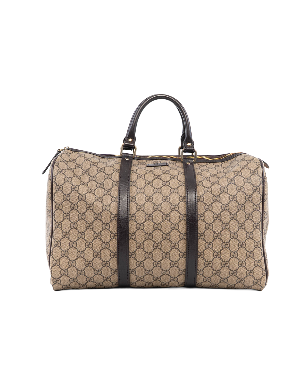 BA252030 GUCCI BOSTON 40 BROWN GG MONOGRAM CANVAS GHW 193602 497717