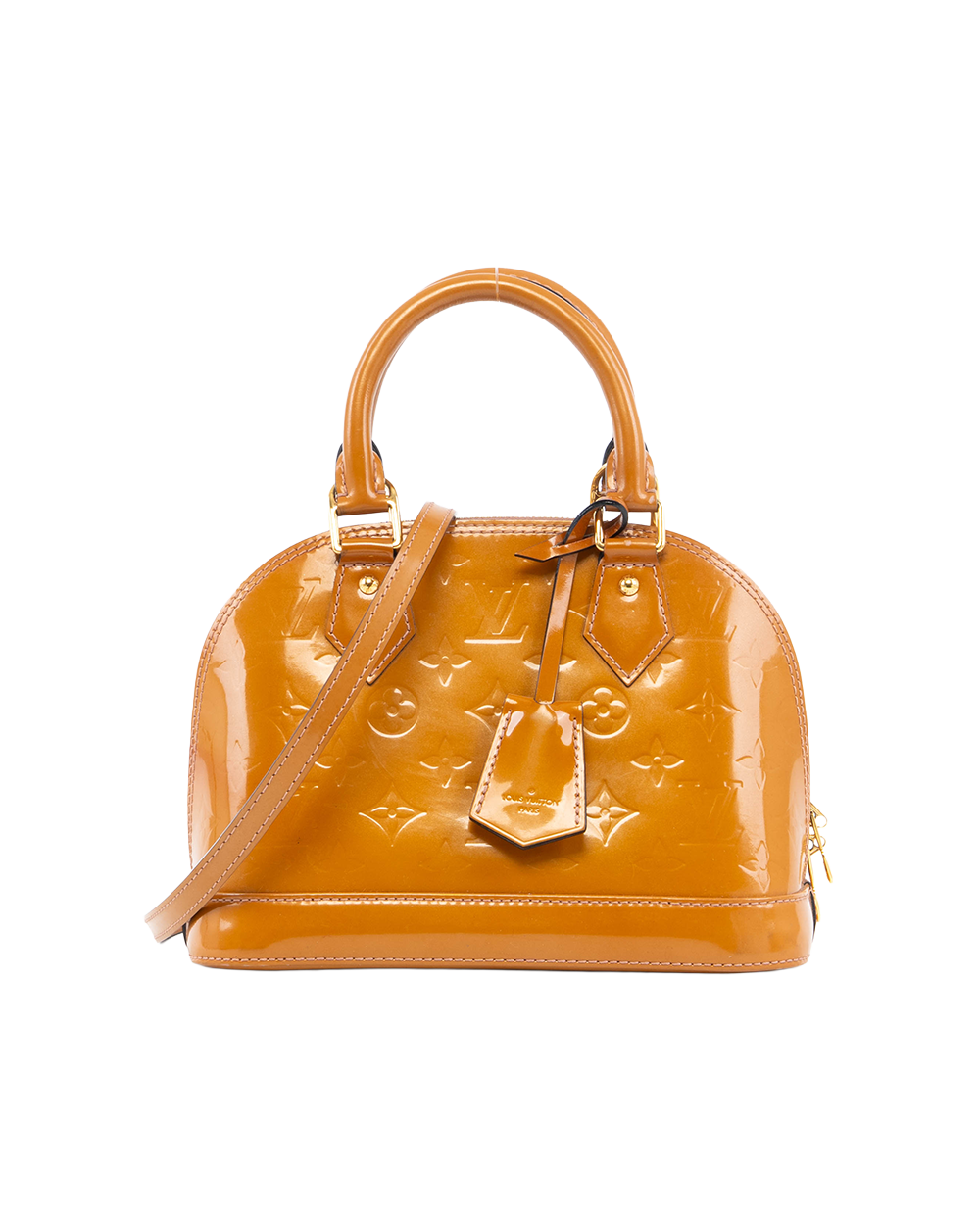 BA252083 LV ALMA BB YELLOW MUSTARD PATENT GHW MI0163