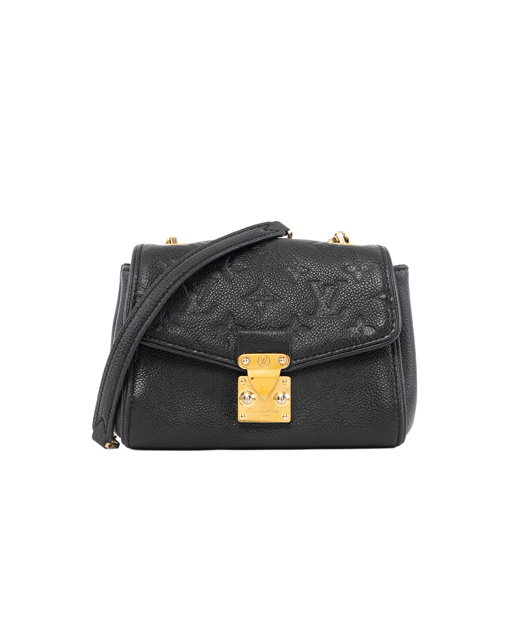 BA252125 LV SAINT GERMAIN BB BLACK GIANT MONOGRAM CALF GHW TR1106